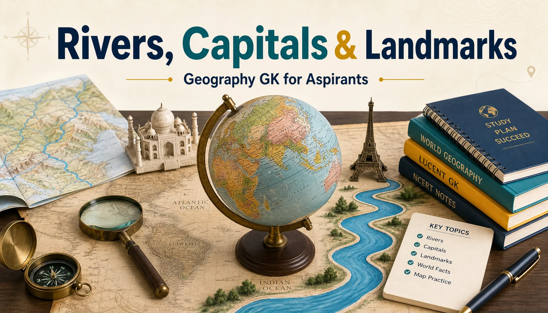 Geography General Knowledge: Rivers, Capitals, and Landmarks Every Aspirant Must Know
